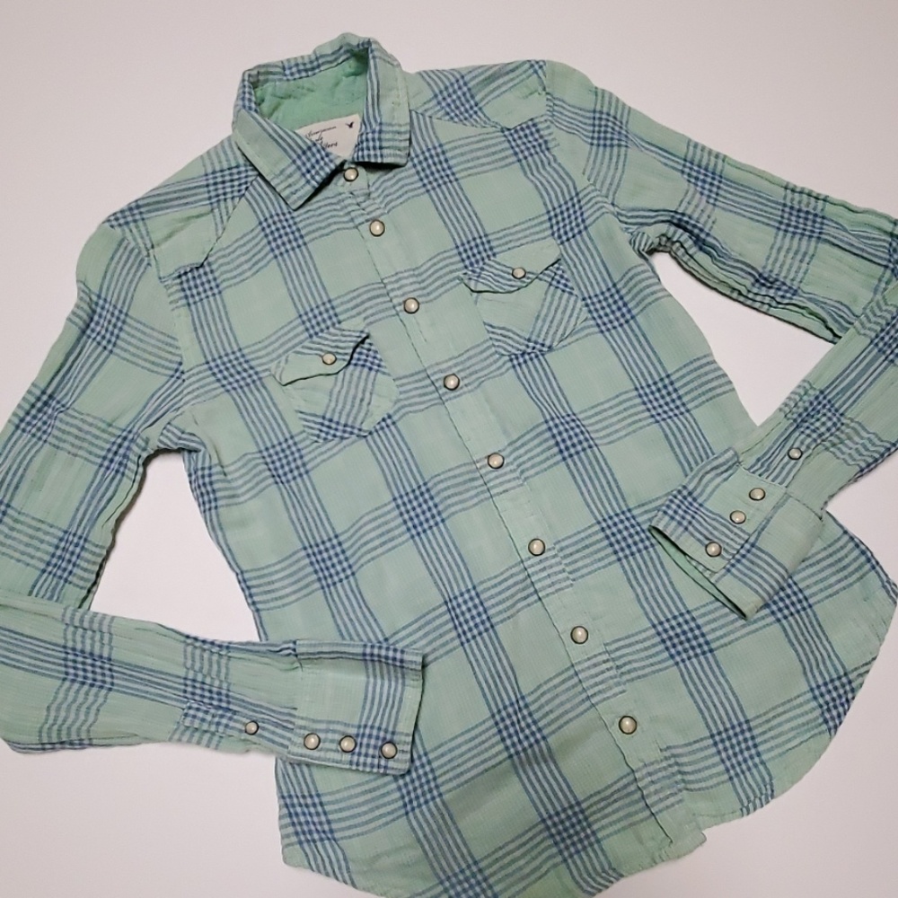 American Eagle Button Down Size 2 - image 1